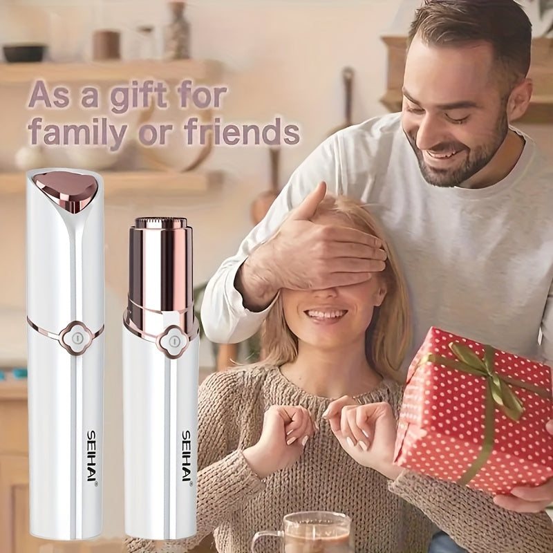 Facial Hair Removal for Women, Hair Removal Device (2025), SEIHAI Rechargeable Hair Remover for Women, Facial Hair Remover for Face, Upper Lip, Chin, Included 2 X Replacement Heads