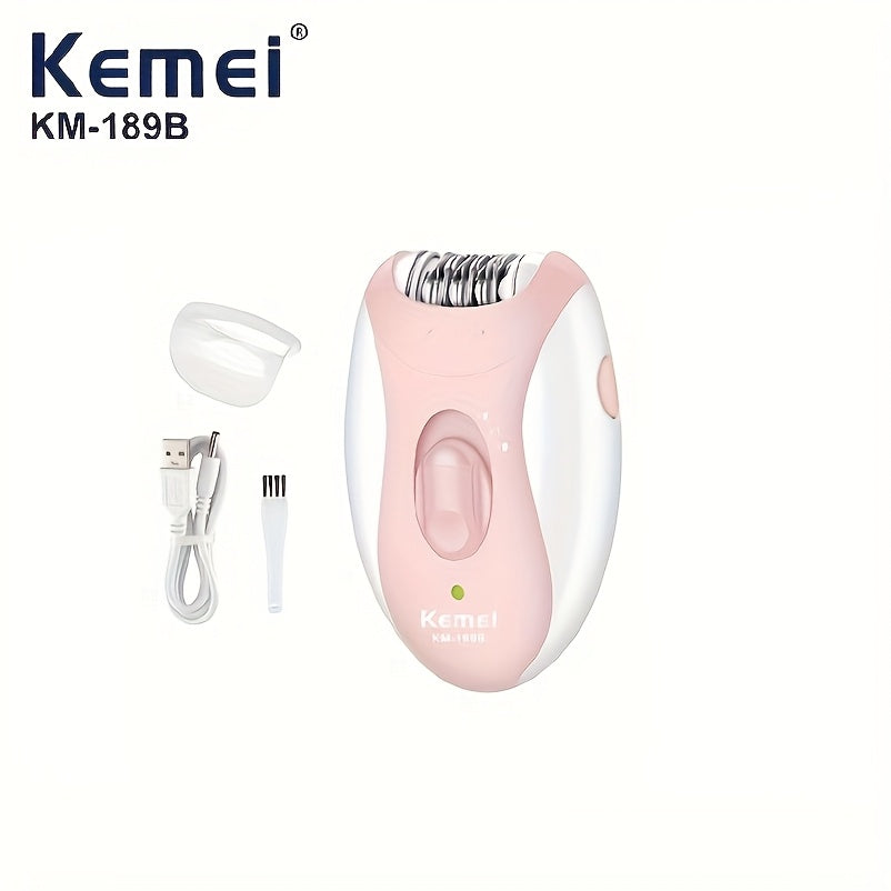 Kemei KM-189B - Stylish High-Performance Hair Trimmer for Private Areas - Portable, USB Rechargeable, Safe & Gentle - Compact Design for Effortless, On-the-Go Convenience
