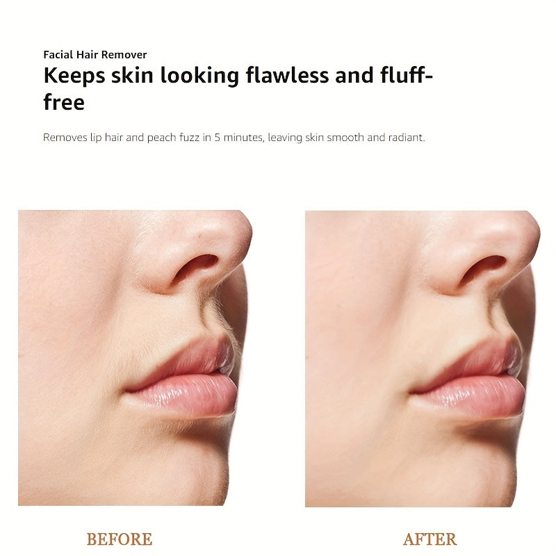 Facial Hair Removal for Women, Hair Removal Device (2025), SEIHAI Rechargeable Hair Remover for Women, Facial Hair Remover for Face, Upper Lip, Chin, Included 2 X Replacement Heads