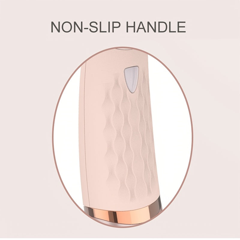 Conduroma Portable Cordless Rechargeable Electric Razor for Women - Pink & White Bikini Trimmer with Adjustable Settings, USB Charging, 300mAh Lithium Battery, Ideal for Legs, Underarms, and Body Hair Removal