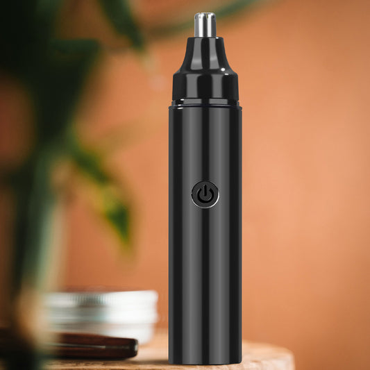 1pc Electric Nose Hair Trimmer for Men - USB-Rechargeable Cordless operation, Long-Lasting Lithium Battery (400mAh) - Compact & Lightweight design, Quick-Charge Grooming Tool - Safe, Quiet Motor - ABS Construction - Travel, Car, Home Use - Ideal for