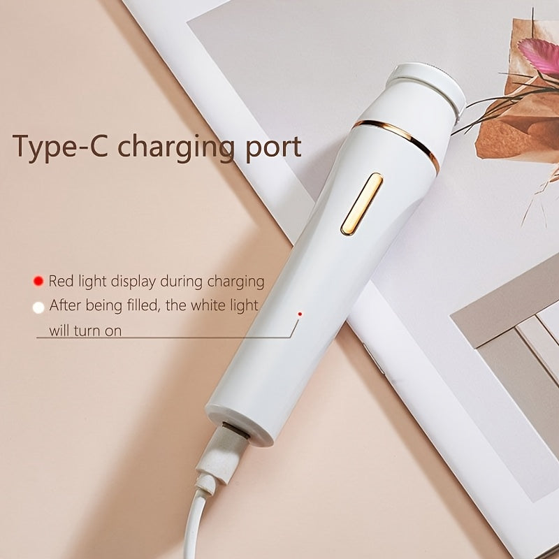 Electric Multi-Function Trimmer with Eyebrow Razor, Nose Hair Trimmer, and Shaver - Unisex Rechargeable Body Grooming Kit for Women & Men, Bikini Line Trimmer Set, Portable Gift for Ladies, Dad, Father