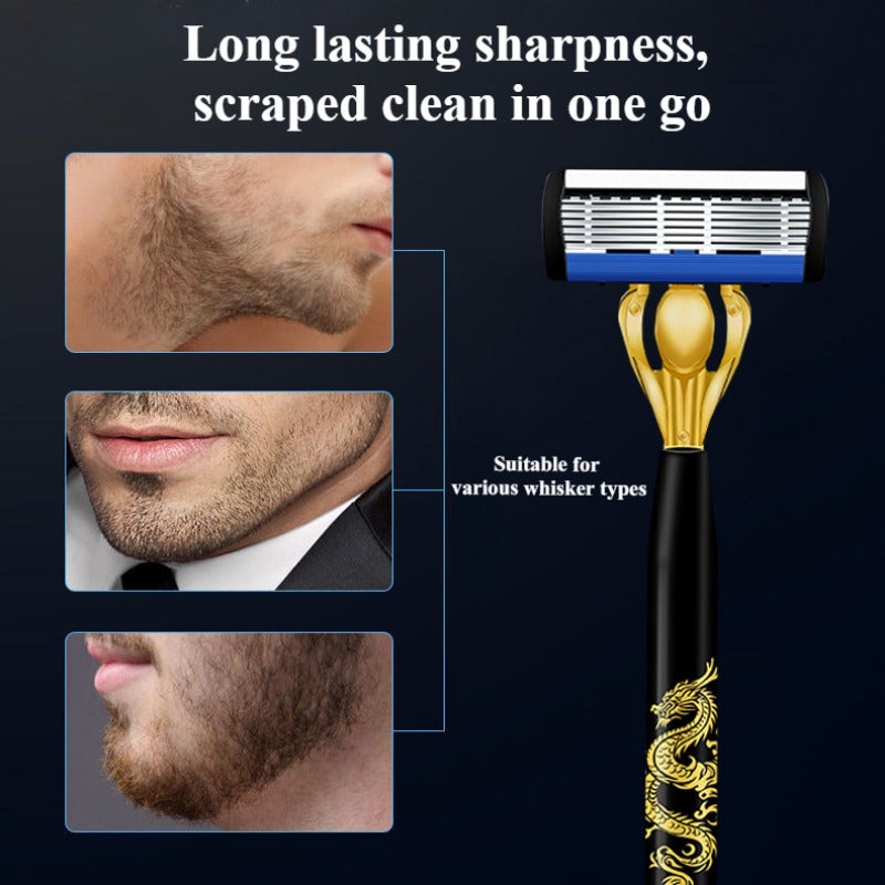 2--1 Electric Nose & Ear Hair Trimmer for Men & Women - Battery-Powered Detachable Portable Design with Golden Accent Blades, Multi-Purpose Facial Hair Trimmer for Eyebrows & Face Hair, Includes Storage Case