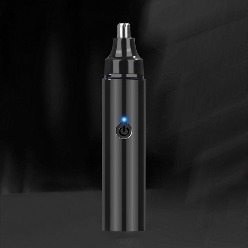 1pc Electric Nose Hair Trimmer for Men - USB-Rechargeable Cordless operation, Long-Lasting Lithium Battery (400mAh) - Compact & Lightweight design, Quick-Charge Grooming Tool - Safe, Quiet Motor - ABS Construction - Travel, Car, Home Use - Ideal for