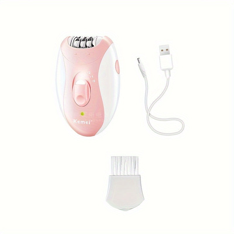 Kemei KM-189B - Stylish High-Performance Hair Trimmer for Private Areas - Portable, USB Rechargeable, Safe & Gentle - Compact Design for Effortless, On-the-Go Convenience