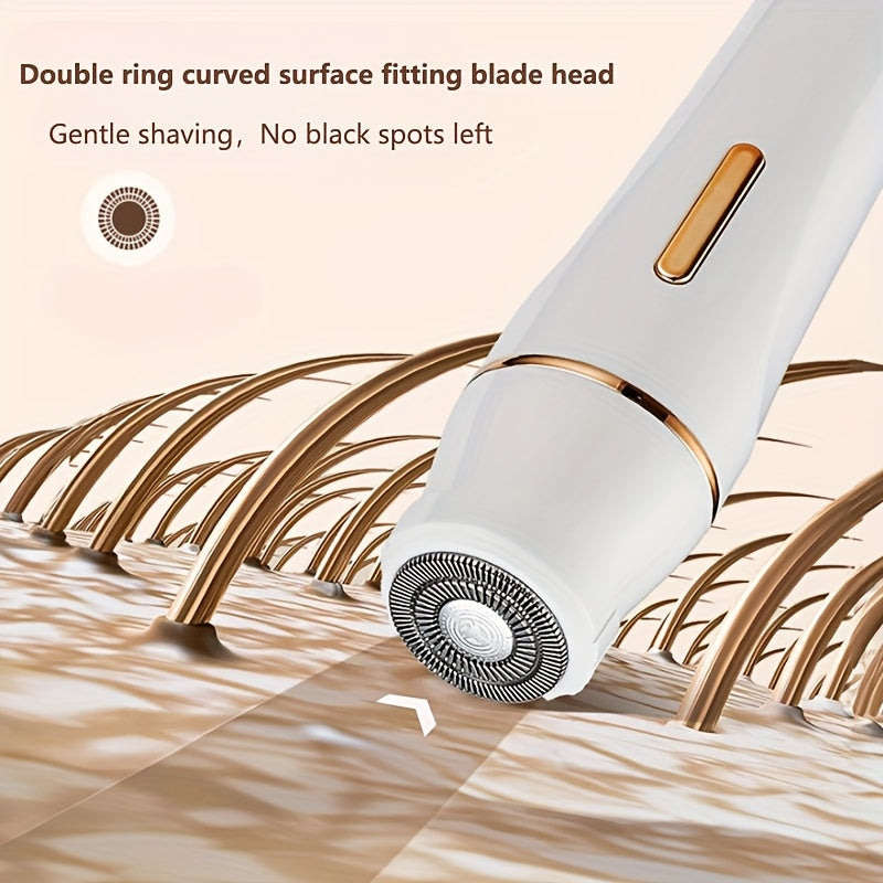 Electric Multi-Function Trimmer with Eyebrow Razor, Nose Hair Trimmer, and Shaver - Unisex Rechargeable Body Grooming Kit for Women & Men, Bikini Line Trimmer Set, Portable Gift for Ladies, Dad, Father