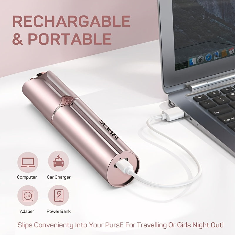 Facial Hair Removal for Women, Hair Removal Device (2025), SEIHAI Rechargeable Hair Remover for Women, Facial Hair Remover for Face, Upper Lip, Chin, Included 2 X Replacement Heads